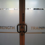 Strength Training window etch